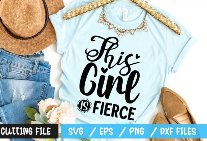 This girl is fierce SVG