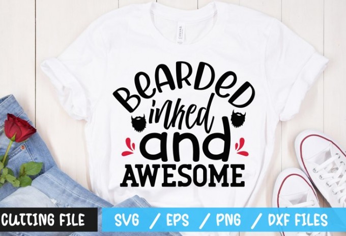 Bearded inked and awesome SVG
