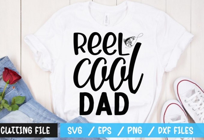 Reel cool dad SVG