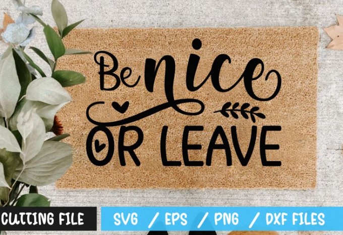 Be nice or leave SVG