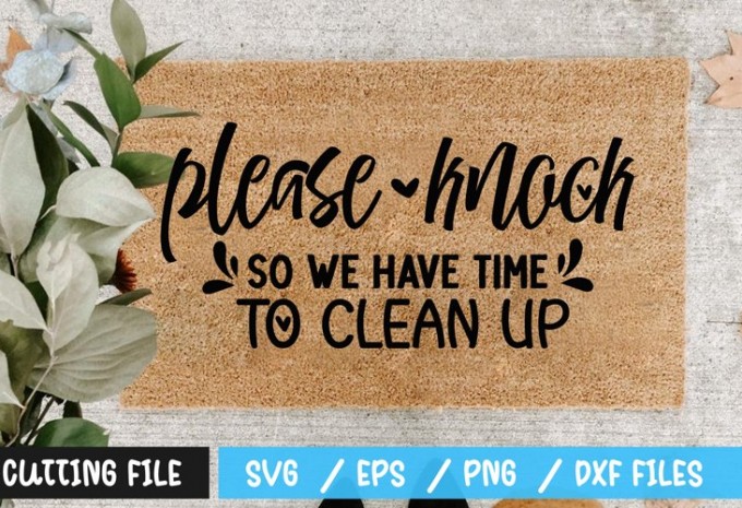 Please knock so we have time to clean up SVG