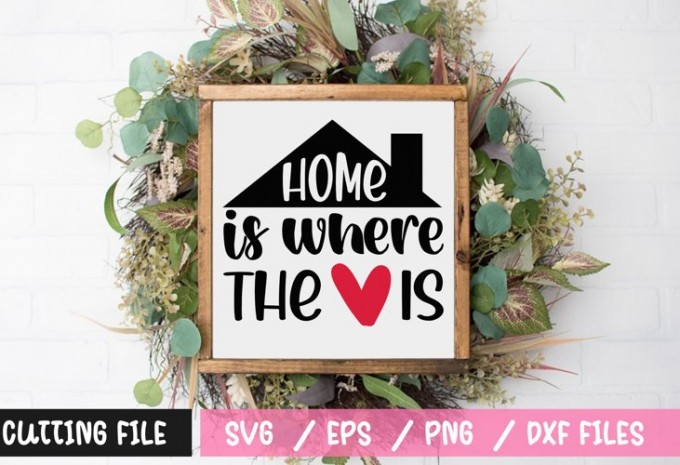 Home is where the Heart is SVG