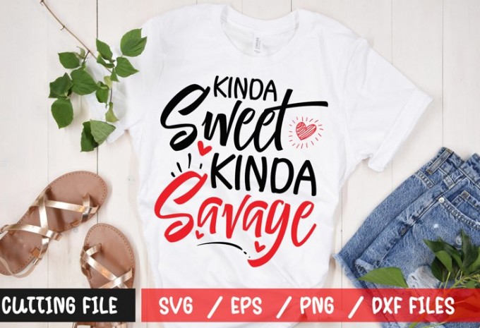 Kinda Sweet Kinda Savage SVG