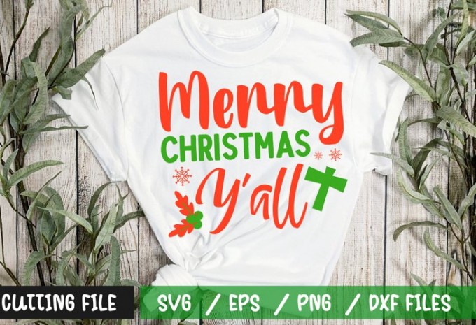 Merry Christmas Y'all SVG
