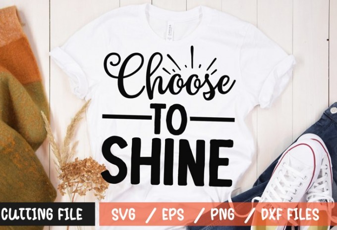 Choose to shine SVG