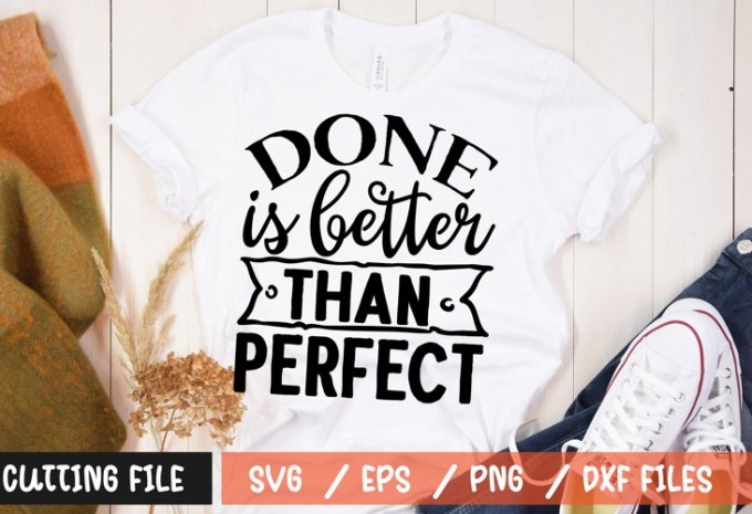 Done is better than perfect SVG