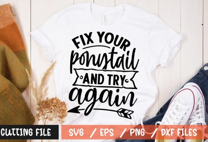 Fix your ponytail and try again SVG
