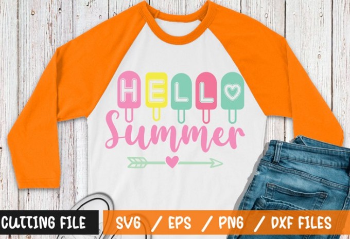 Hello Summer t-shirt design