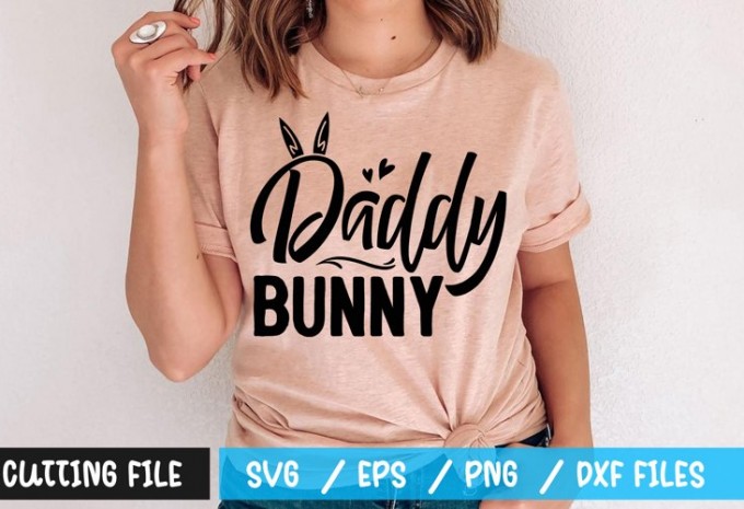 Daddy bunny t-shirt design