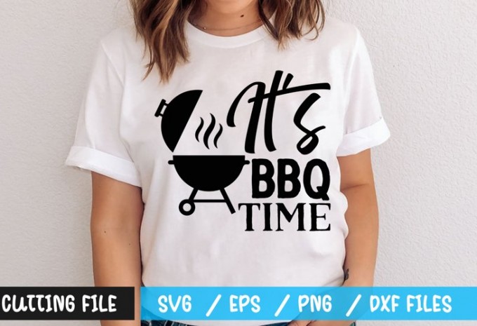 Its bbq time t-shirt design
