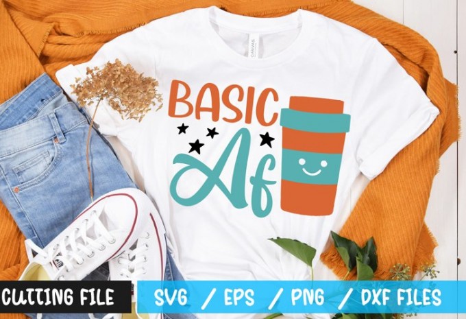 Basic af t-shirt design