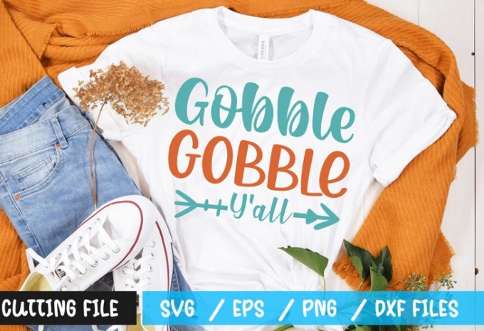 gobble gobble yall t-shirt design