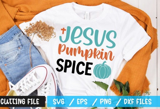 jesus pumpkin spice t-shirt design