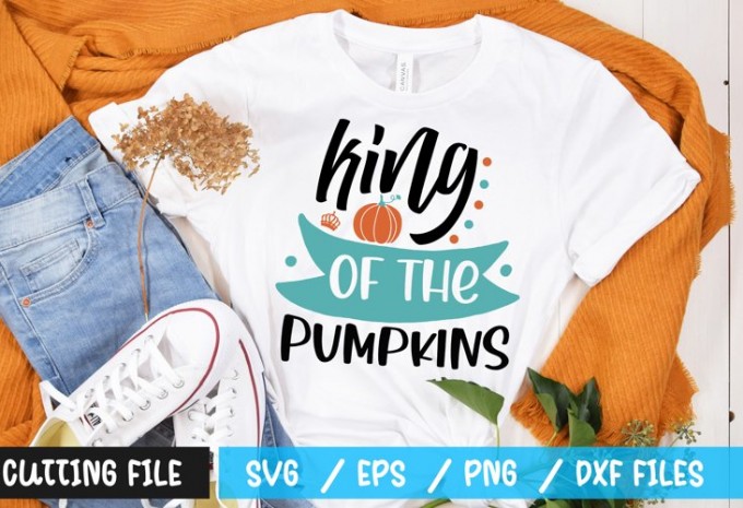 king of the pumpkins t-shirt design