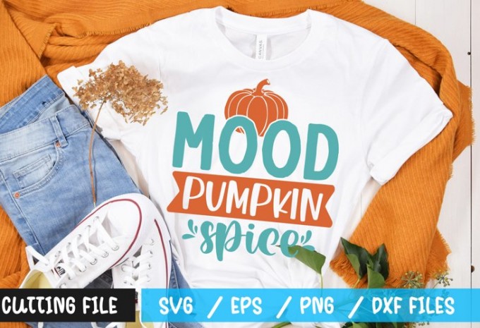 mood pumpkin spice t-shirt design
