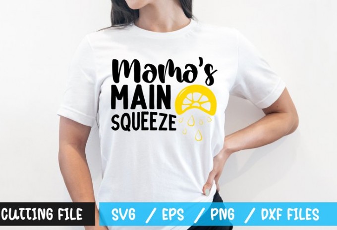 Mamas main squeeze t-shirt design