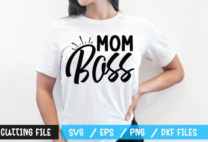 mom boss t-shirt design