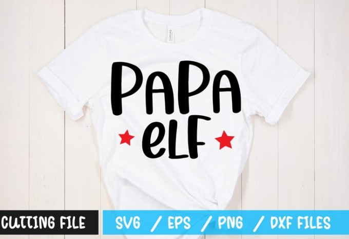 papa elf t-shirt design
