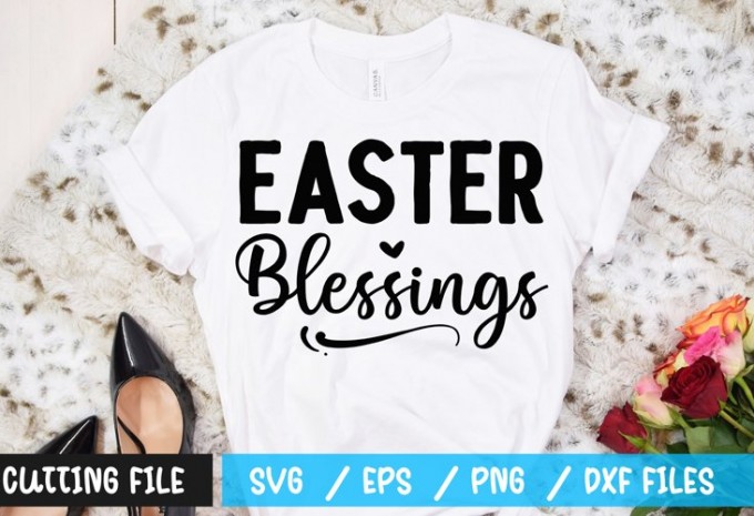 Easter blessings t-shirt design