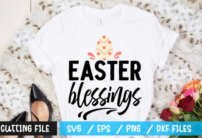 Easter blessings t-shirt design