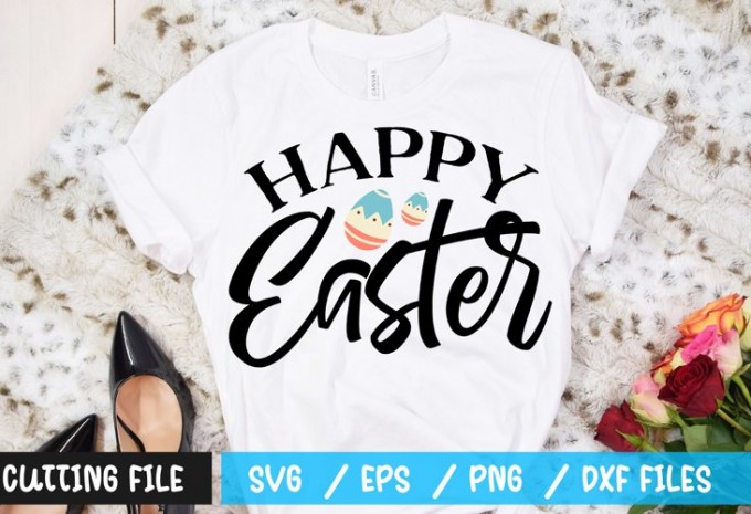 happy easter t-shirt design