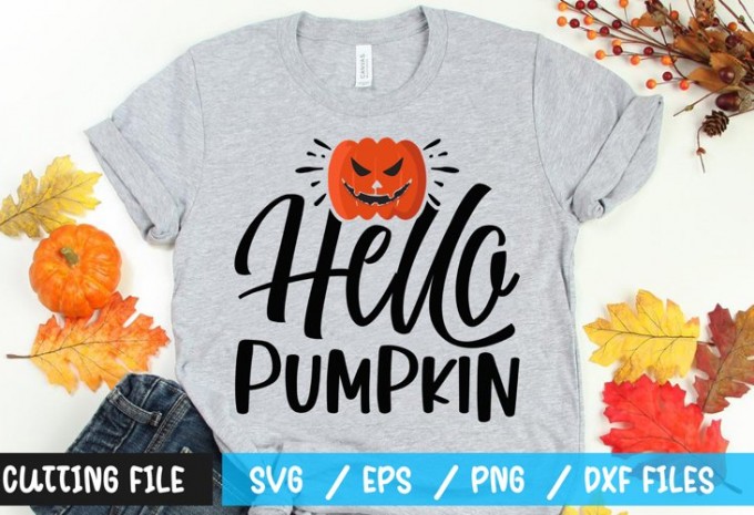 Hello Pumpkin t-shirt design