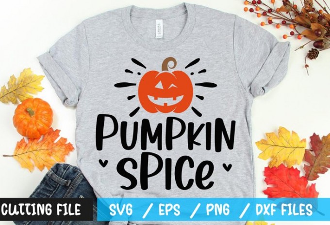 Pumpkin spice t-shirt design