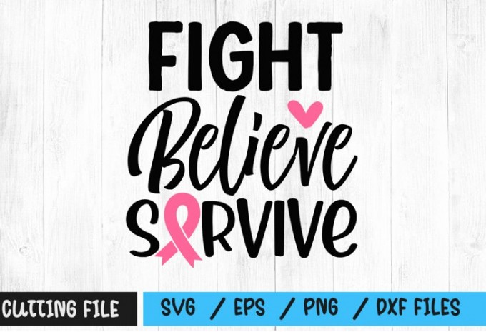 Cancer Awareness SVG Bundle SVG