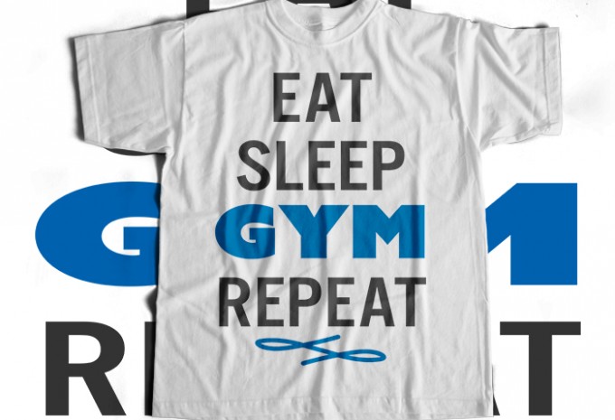 Eat Sleep Gym Repeat 1