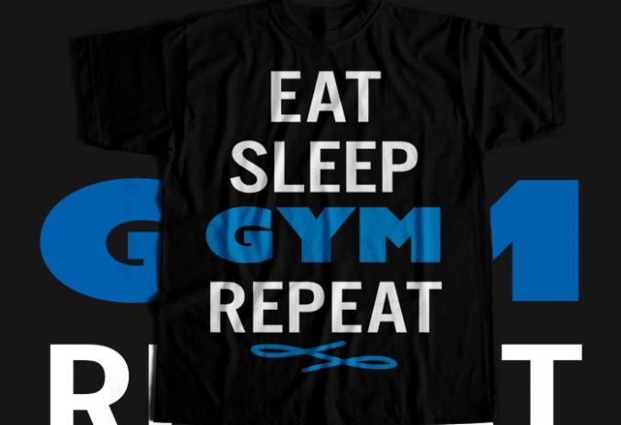 Eat Sleep Gym Repeat 1