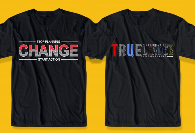 68 motivational quotes t shirt design bundle