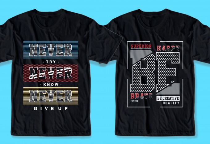 68 motivational quotes t shirt design bundle