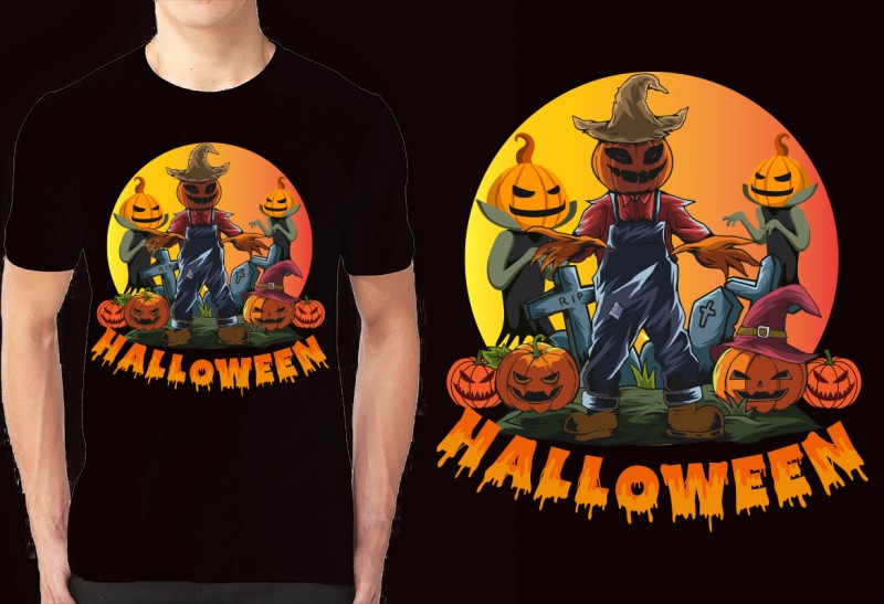 halloween t-shirt design, halloween vector t-shirt deisgn, trick or treat halloween t-shirt design, halloween t-shirt design