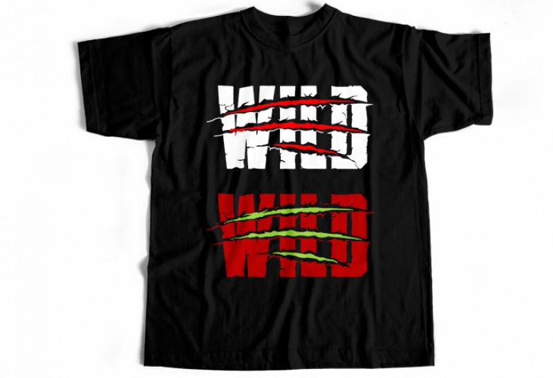 Wild T-Shirt Design