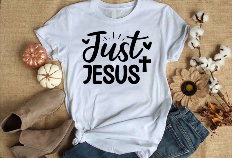 Just jesus t-shirt design for commercial use
