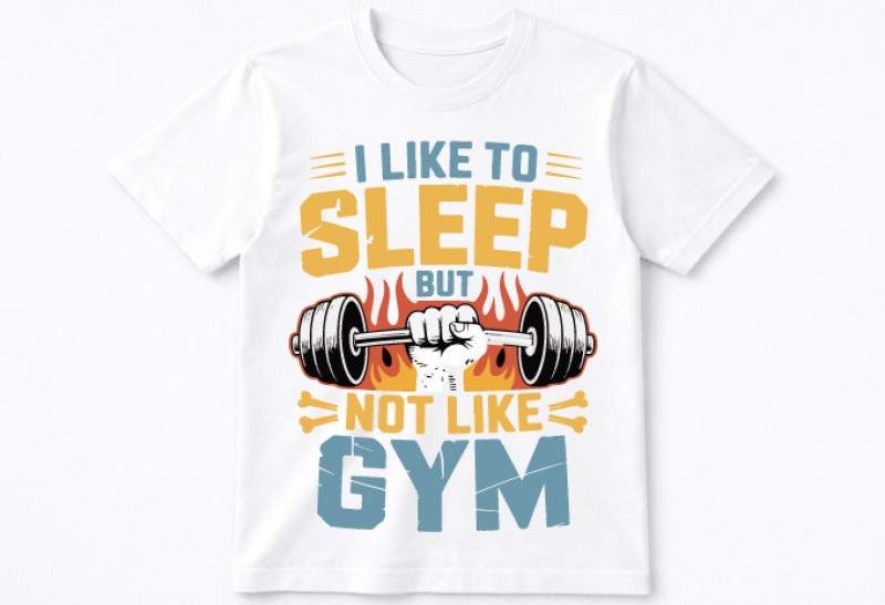 Gym T-Shirt Design Bundle 20 SVG PNG | Fitness Workout Graphic Pack