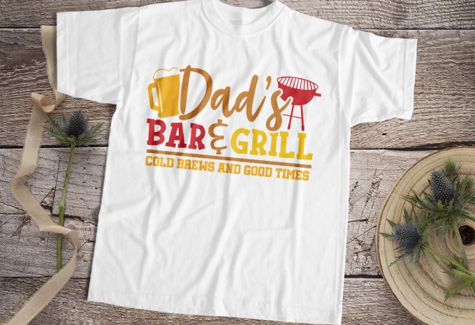 Dads Bar & Grill T-shirt Design