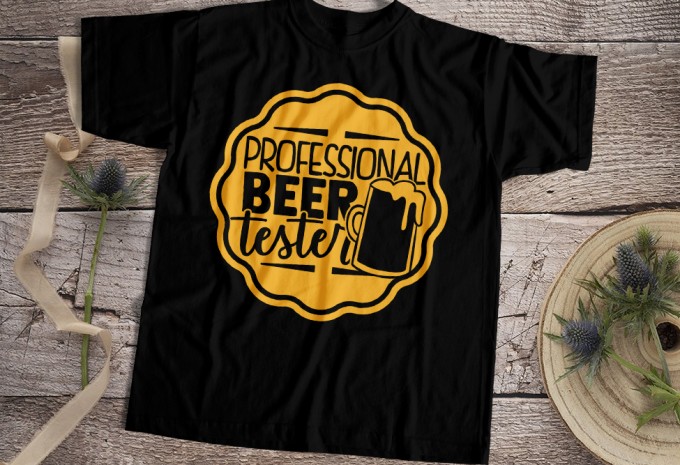 Professional Beer Tester T-shirt Design