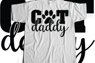 Cat Daddy T-shirt Design