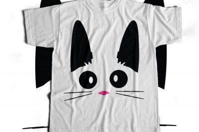 Cat Meow T-shirt Design