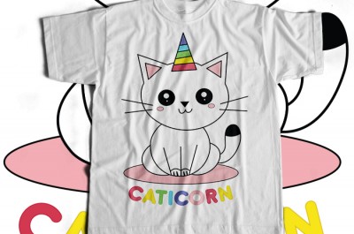 Caticorn T-shirt Design