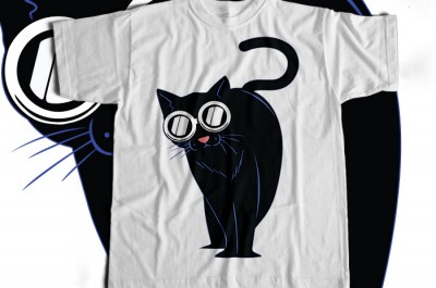 Cat T-shirt Design