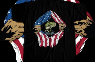 Fishing T-shirt Design