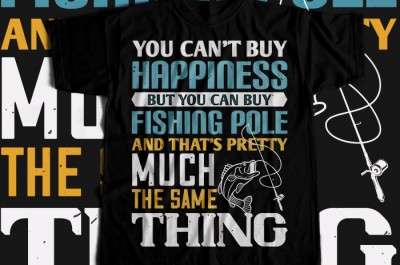 YOU CAN'T BUY HAPPINESS T-shirt Design