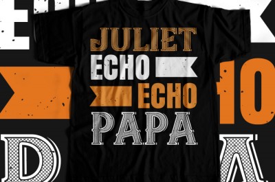 juliet echo echo papa  T-shirt Design