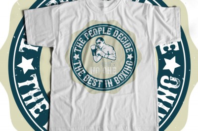 The people decide who's No. 1, the best in boxing T-shirt Design