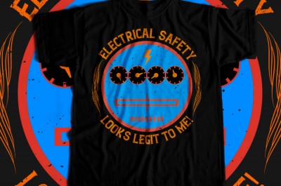 Electrical safety looks legit to me! T-shirt Design