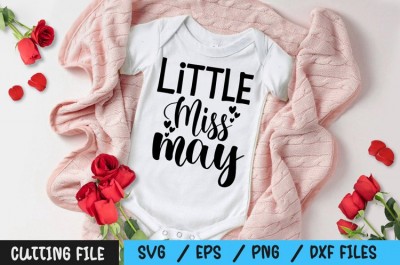 Little Miss May SVG