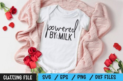 Powered by milk SVG