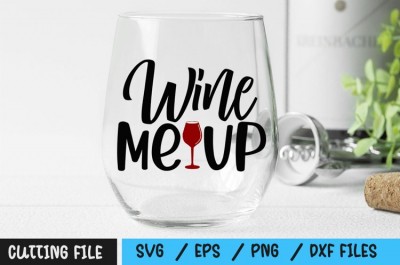 Wine me up SVG
